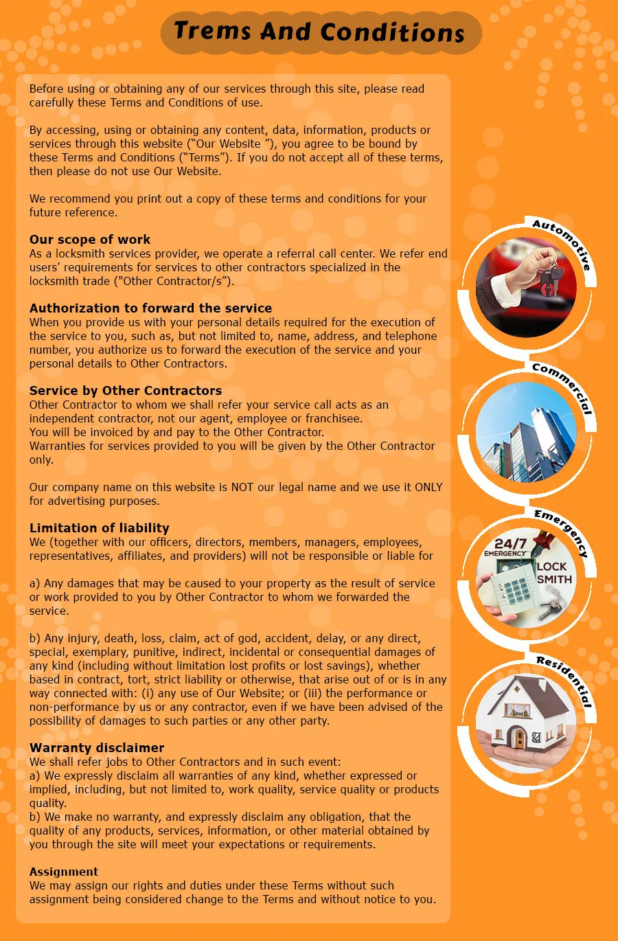 Palos Hills Locksmith Store Palos Hills, IL 708-629-3182 - TermsAndCondition-13